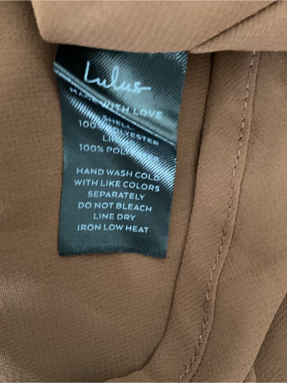 Lulus Remarkably Flourishing Brown Floral Puff-Sleeve Midi Dress Medium Event - Picture 13 of 15